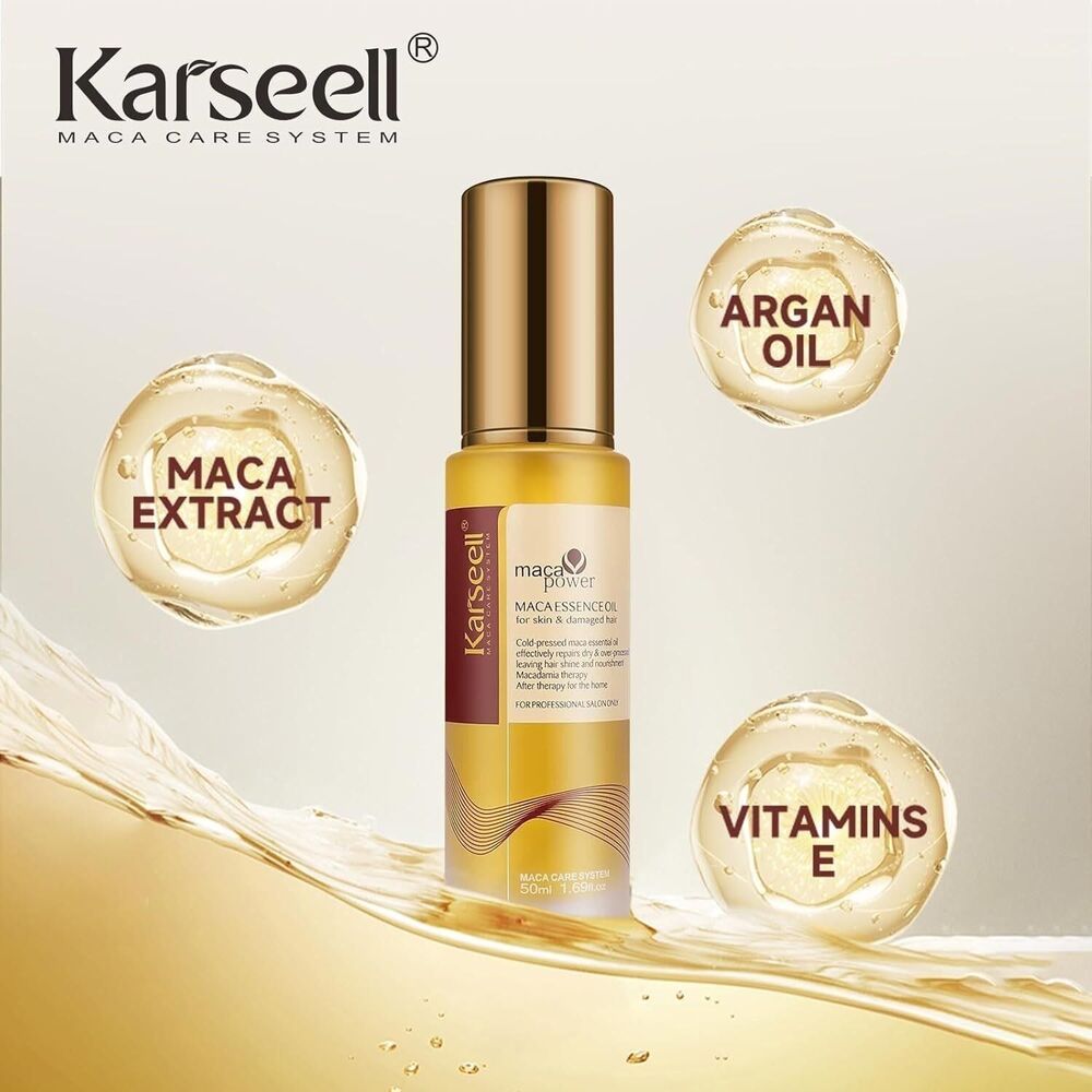 Karseell Moroccan Argan Oil for Hair Healing Cold Pressed Weightless Serum 50ml - Picture 3 of 11